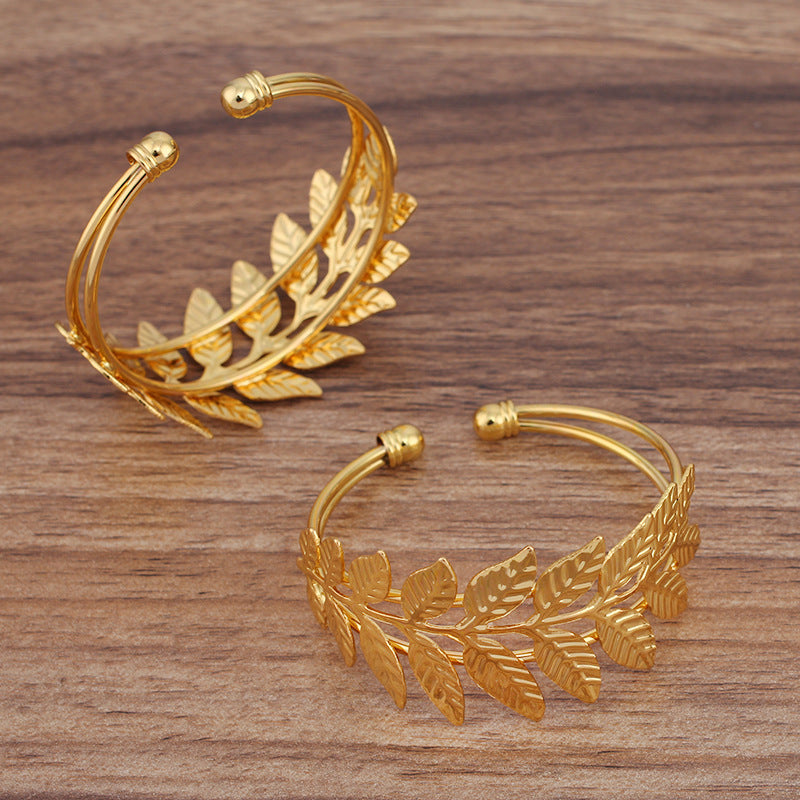 5pcs Leaf Double Bracelet