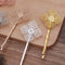 20pcs Bobby Pins Flower Filigree Pad, Flower Hair Findings, Hair Accessories