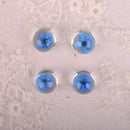 10pcs 12mm glass Pressed flower Pendant