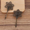 20pcs Bobby Pins Flower Filigree Pad, Brass Jewelry Vintage Flower Hairpins, Flower Hair Findings, Hair Accessories