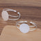 5pcs 25mm 30mm bracelet blanks Bracelet Settings Bezel Bangle Bracelet Bases