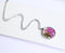 1pcs pressed flower pendant necklace, flower jewelry wholesale