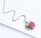 1pcs pressed flower pendant necklace, flower jewelry wholesale