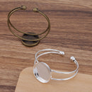 5pcs 25mm bracelet blanks Bracelet Settings Bezel Bangle Bracelet Bases