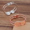 5pcs trays 20mm bracelet blanks Bracelet Settings Bezel Bangle Bracelet Bases