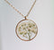 1pcs pressed flower pendant necklace, flower jewelry wholesale