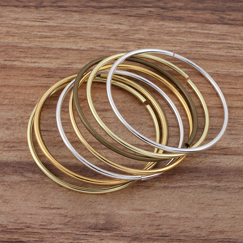 10pcs Brass bracelet ring