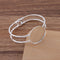 5pcs Brass 20/25/30mm bracelet blanks, Bracelet Settings Bezel Bangle Bracelet Bases