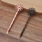 20pcs brass plating Bobby Pins Leaves Flower Filigree Pad, Flower Hair Findings, Hair Accessories