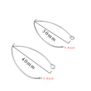 50pcs Stainless Steel French Ear Hooks V Shape DIY Fashion