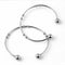 5pcs 316L Stainless Steel Adjustable Bangle 65mm Adjustable Wire Bangle bracelet