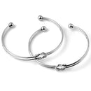 5pcs 316L Stainless Steel Adjustable Bangle 65mm Adjustable Wire Bangle bracelet