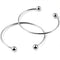 5pcs 316L Stainless Steel Adjustable Bangle 65mm Adjustable Wire Bangle bracelet