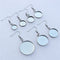 100pcs Surgical Stainless Steel Bezel Earring Studs Settings, Earrings Blanks,earrings Base