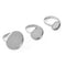 20pcs Stainless Steel 8mm -25mmRing Bezel Blanks Ring Settings Ring Base