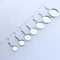 100pcs Surgical Stainless Steel Bezel Earring Studs Settings, Earrings Blanks,earrings Base