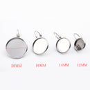 100pcs Surgical Stainless Steel Bezel Earring Studs Settings, Earrings Blanks,earrings Base