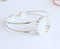 3pcs bracelet blanks 25mm Bracelet Settings Bezel Bangle Bracelet Bases