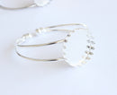 3pcs bracelet blanks 25mm Bracelet Settings Bezel Bangle Bracelet Bases