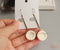 10pcs Stainless Steel wood Earrings Blanks,wood Earrings Base Settings