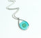 1pcs Handmade Teardrop pressed flower pendant jewelry