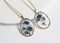 1pcs Handmade pressed flower pendant necklace jewelry