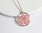 1pcs Handmade pressed flower pendant necklace jewelry