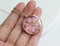 1pcs Handmade pressed flower pendant necklace jewelry