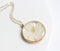 1pcs Handmade white swallow pressed flower pendant necklace jewelry