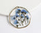 1pcs Do not forget me pressed flower pendant necklace jewelry