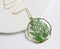 1pcs Handmade Leaves pressed flower pendant necklace jewelry