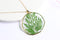 1pcs Handmade Leaves pressed flower pendant necklace jewelry