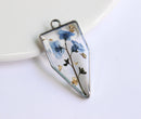 1pcs Handmade pressed flower pendant jewelry