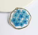 1pcs Handmade pressed flower pendant jewelry