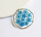 1pcs Handmade pressed flower pendant jewelry