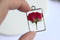 1pcs Handmade pressed flower pendant jewelry