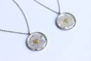 1pcs Handmade Pressed flower jewelry pendant necklace