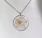 1pcs Handmade Pressed flower jewelry pendant necklace