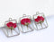 1pcs Handmade pressed flower pendant jewelry Rectangle 21x34mm