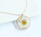 1pcs Handmade Pressed flower jewelry pendant necklace