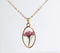 1pcs pressed flower pendant necklace, flower jewelry wholesale