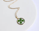 1pcs pressed flower pendant necklace, flower jewelry wholesale