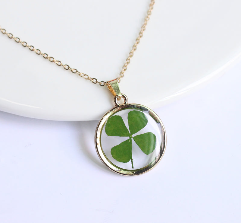 1pcs pressed flower pendant necklace, flower jewelry wholesale