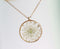 1pcs Handmade Pressed flower jewelry pendant necklace