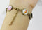 5pcs 8-25MM bracelet Base Round Setting, bracelet blank,Bezel bracelet blanks, Blank Bezel Link Photo Charm Bracelet