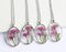 1pcs Oval flower pressed flower pendant necklace