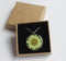 1pcs pressed flower jewelry, Real chrysanthemum pressed flower pendant necklace