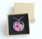 1pcs Floral pressed flower pendant necklace, Real Flower Jewelry