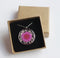 1pcs pressed flower pendant necklace, Real Flower Jewelry