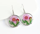 1pcs pressed flower pendant , Real Flower Jewelry